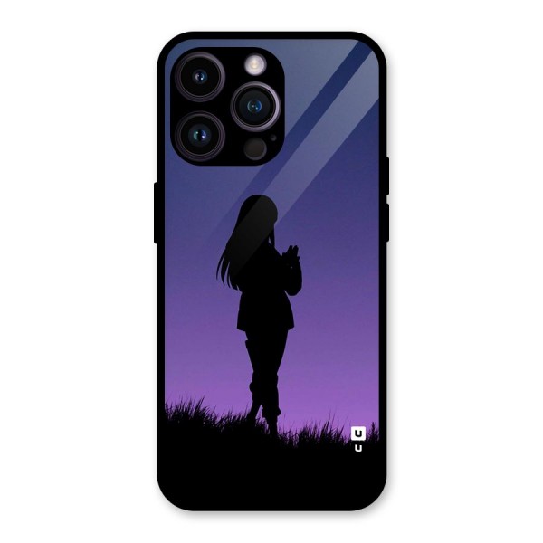 Hinata Shadow Glass Back Case for iPhone 14 Pro Max