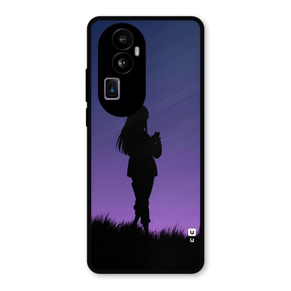 Hinata Shadow Metal Back Case for Oppo Reno10 Pro Plus