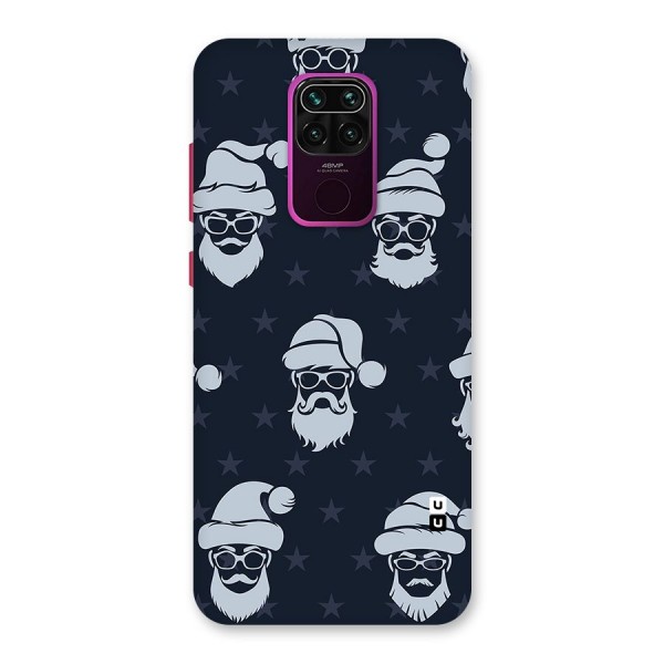 Hipster Santa Back Case for Redmi Note 9