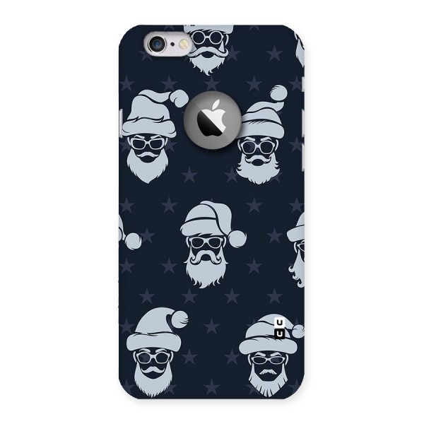 Hipster Santa Back Case for iPhone 6 Logo Cut