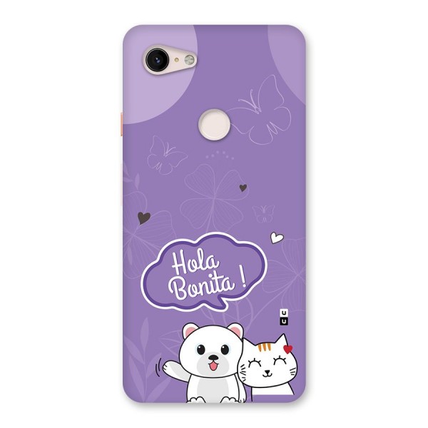 Hola Bonita Back Case for Google Pixel 3 XL