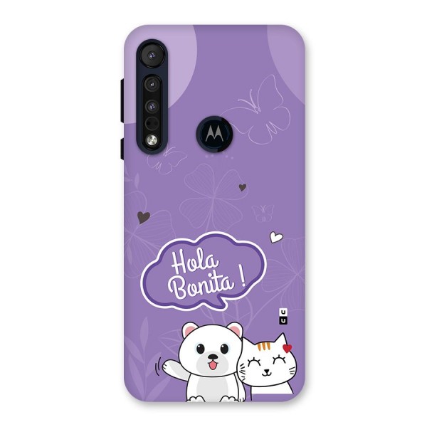 Hola Bonita Back Case for Motorola One Macro