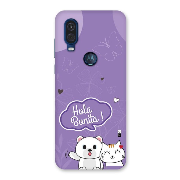 Hola Bonita Back Case for Motorola One Vision