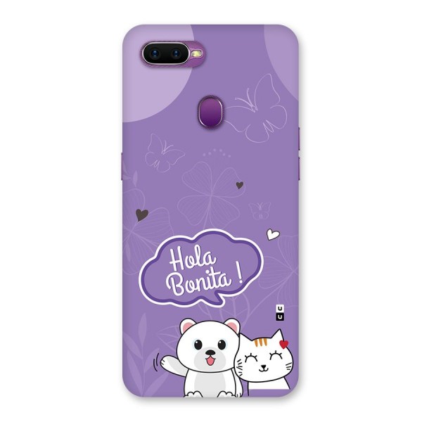 Hola Bonita Back Case for Oppo F9