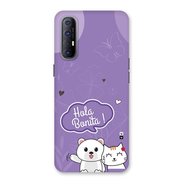 Hola Bonita Back Case for Oppo Reno3 Pro