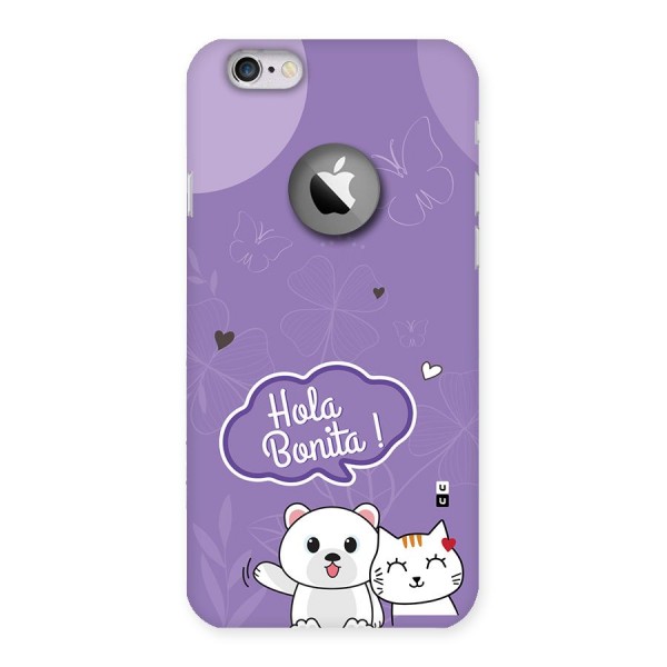 Hola Bonita Back Case for iPhone 6 Logo Cut