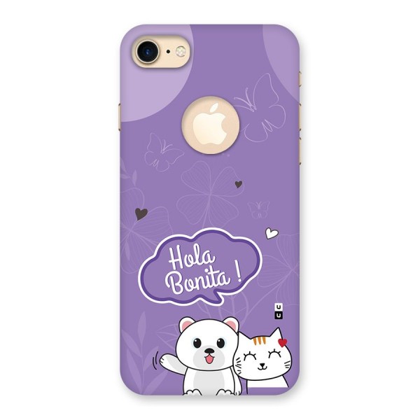 Hola Bonita Back Case for iPhone 7 Logo Cut