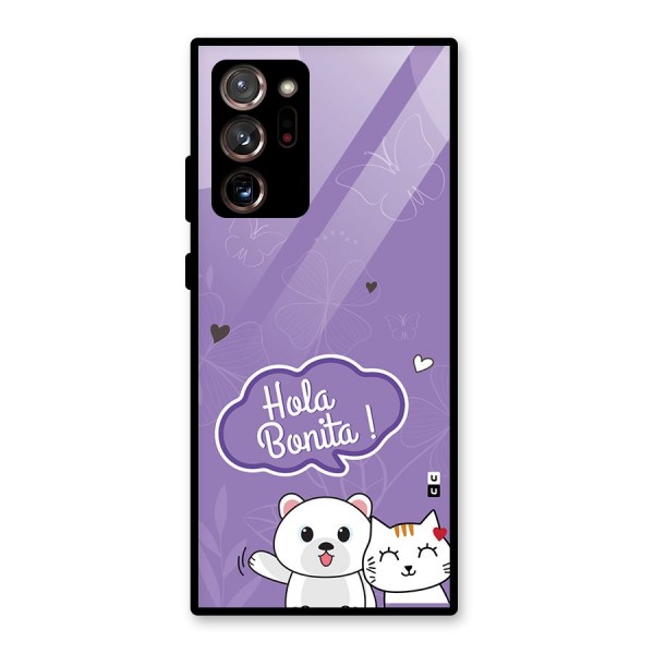 Hola Bonita Glass Back Case for Galaxy Note 20 Ultra