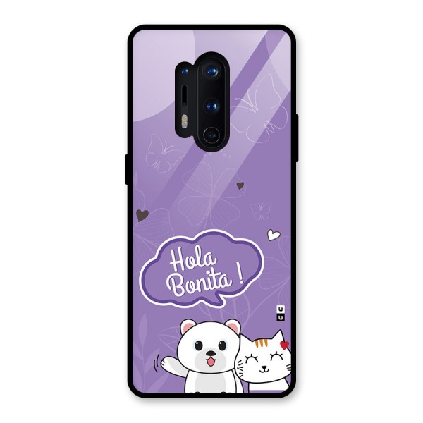 Hola Bonita Glass Back Case for OnePlus 8 Pro
