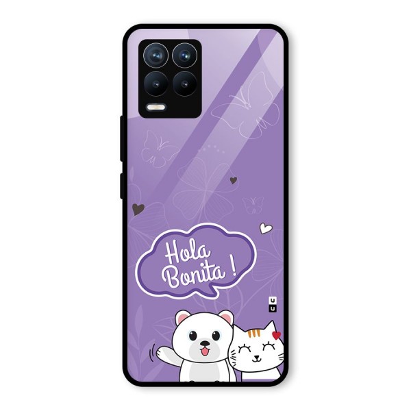 Hola Bonita Glass Back Case for Realme 8 Pro