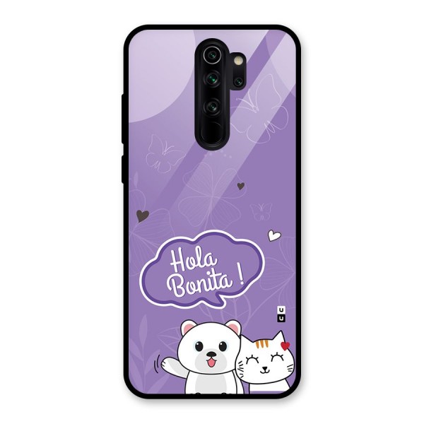 Hola Bonita Glass Back Case for Redmi Note 8 Pro