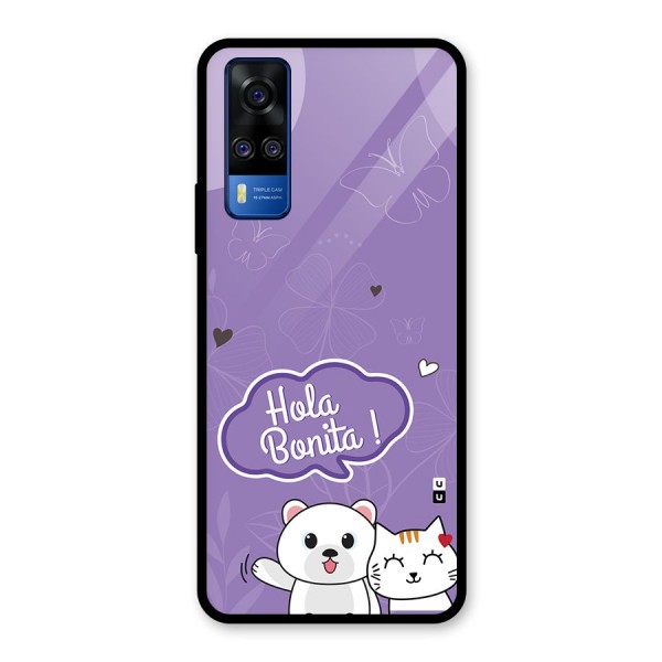 Hola Bonita Glass Back Case for Vivo Y51A