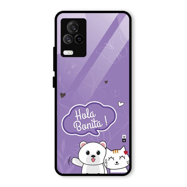 Hola Bonita Glass Back Case for Vivo iQOO 7 Legend 5G