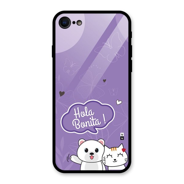 Hola Bonita Glass Back Case for iPhone SE 2022