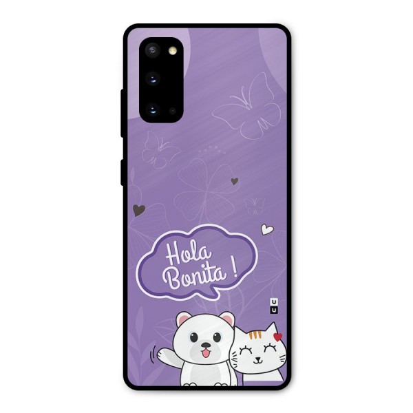 Hola Bonita Metal Back Case for Galaxy S20