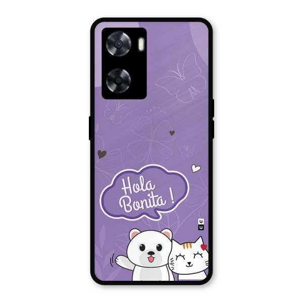 Hola Bonita Metal Back Case for Oppo A57 2022