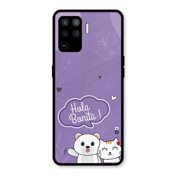Hola Bonita Metal Back Case for Oppo F19 Pro