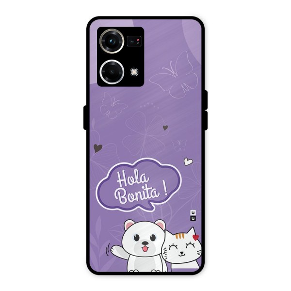 Hola Bonita Metal Back Case for Oppo F21s Pro 4G
