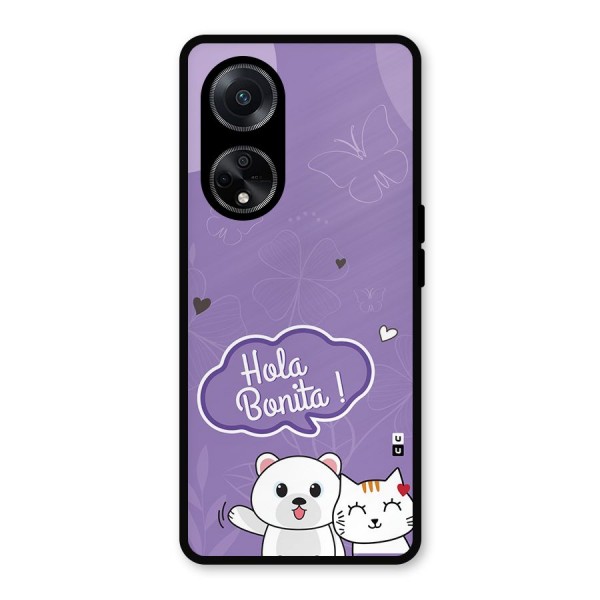 Hola Bonita Metal Back Case for Oppo F23