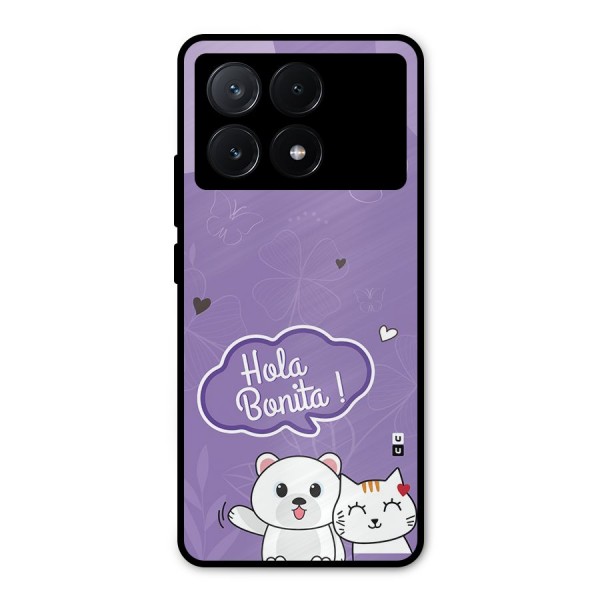 Hola Bonita Metal Back Case for Poco X6 Pro