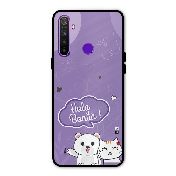 Hola Bonita Metal Back Case for Realme Narzo 10