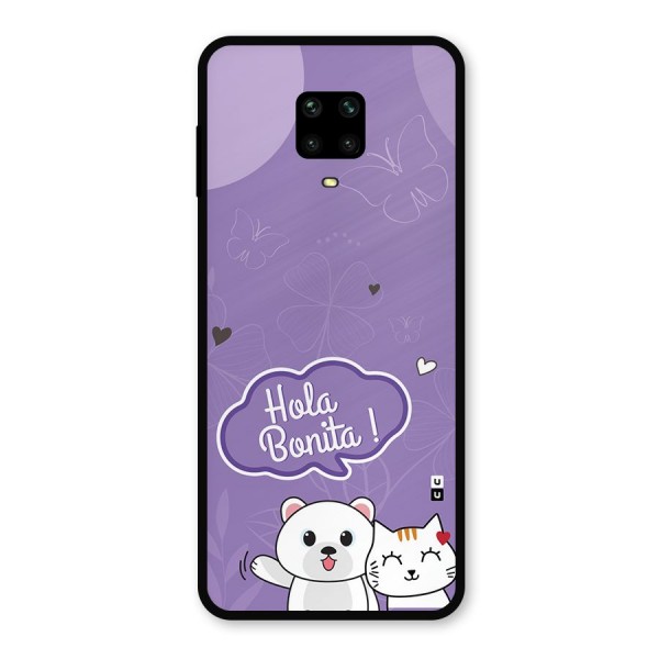 Hola Bonita Metal Back Case for Redmi Note 9 Pro Max