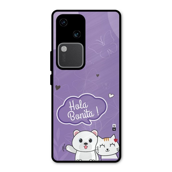 Hola Bonita Metal Back Case for Vivo V30 Pro