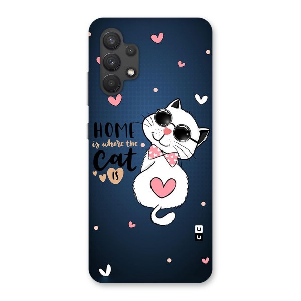 Home Where Cat Back Case for Galaxy A32
