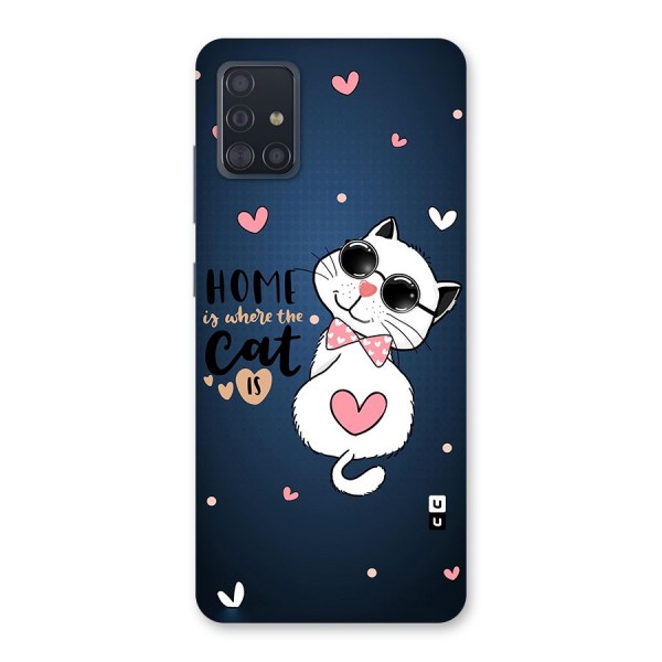 Home Where Cat Back Case for Galaxy A51