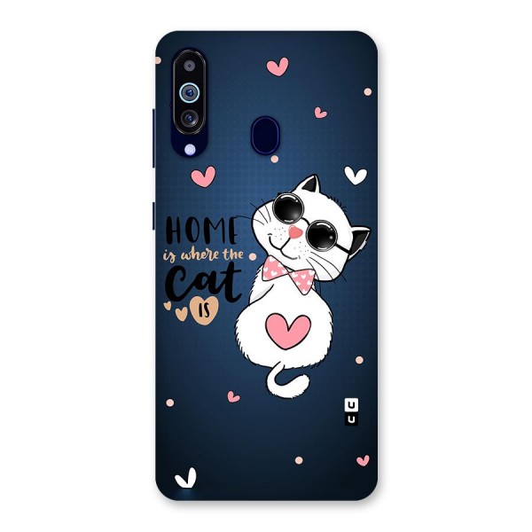 Home Where Cat Back Case for Galaxy A60