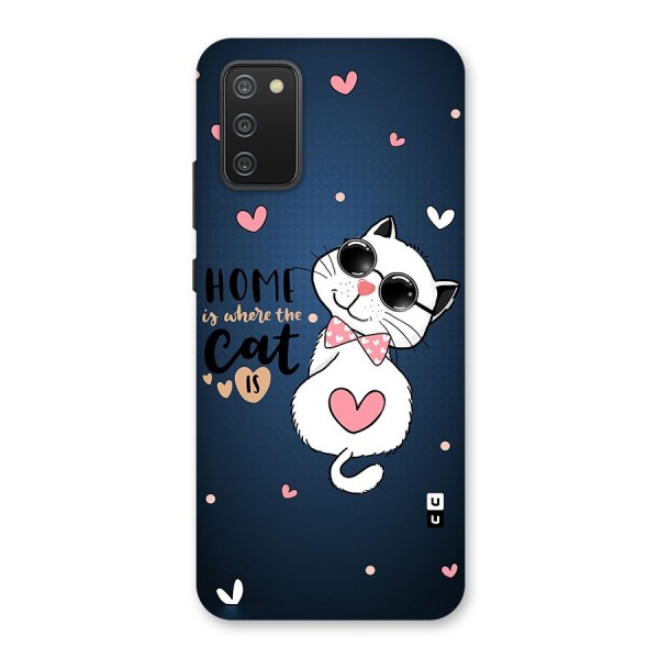 Home Where Cat Back Case for Galaxy F02s