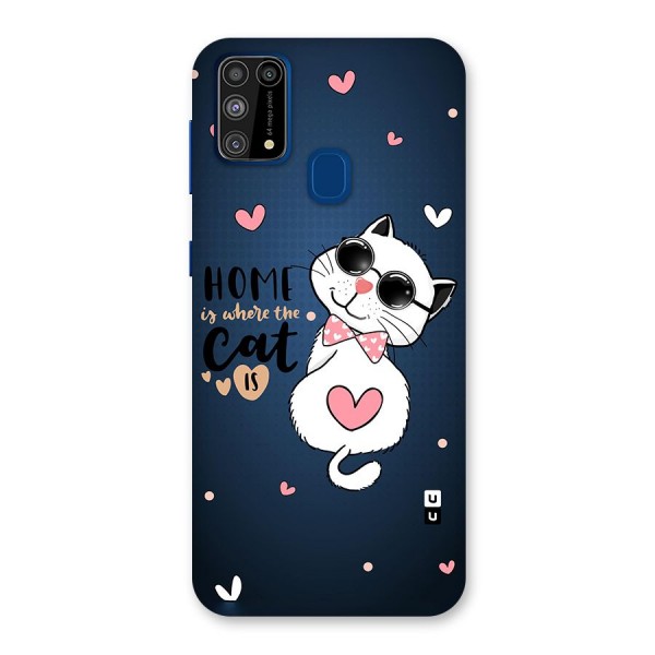 Home Where Cat Back Case for Galaxy M31