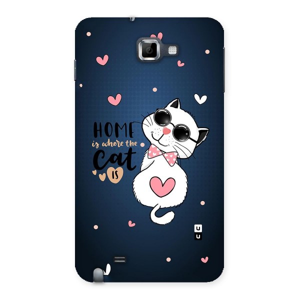 Home Where Cat Back Case for Galaxy Note