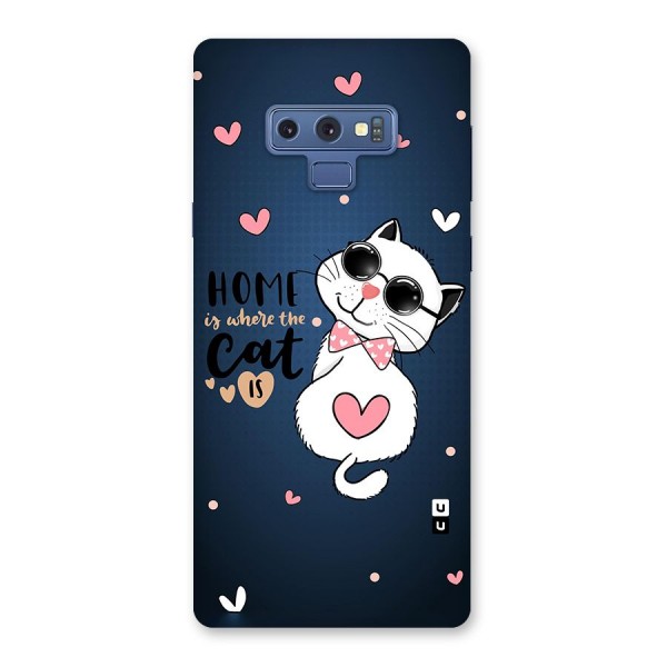 Home Where Cat Back Case for Galaxy Note 9