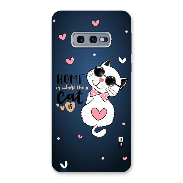 Home Where Cat Back Case for Galaxy S10e