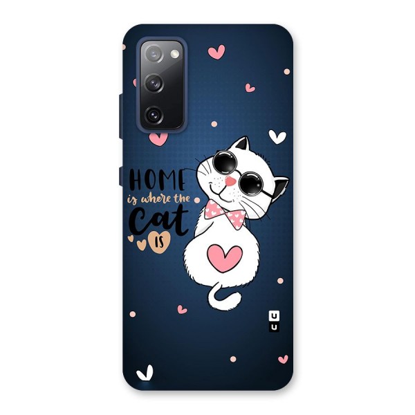 Home Where Cat Back Case for Galaxy S20 FE