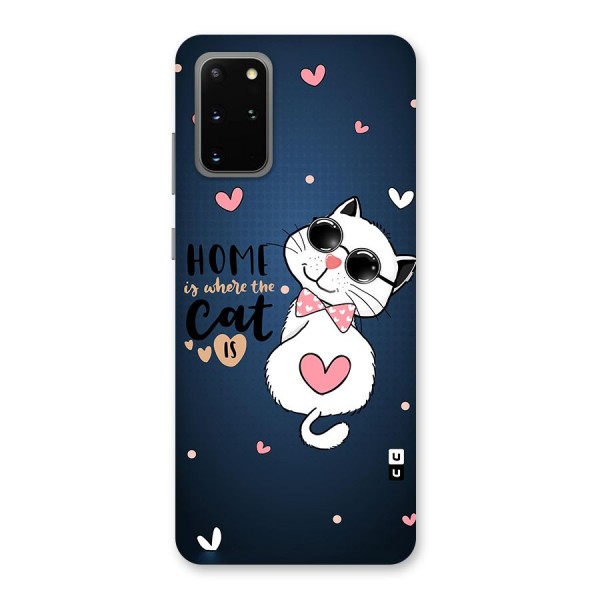Home Where Cat Back Case for Galaxy S20 Plus