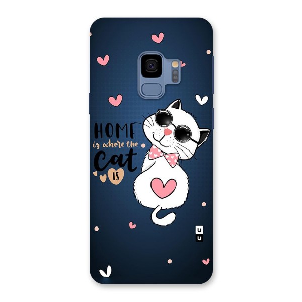 Home Where Cat Back Case for Galaxy S9