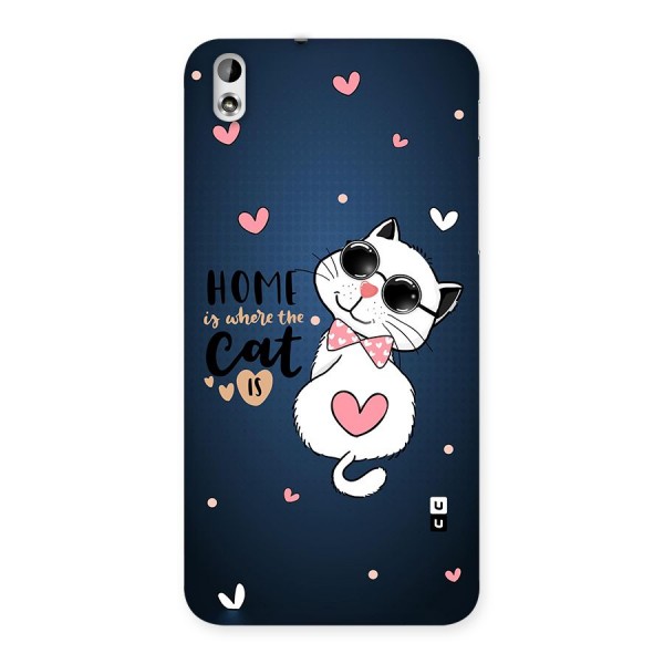 Home Where Cat Back Case for HTC Desire 816s