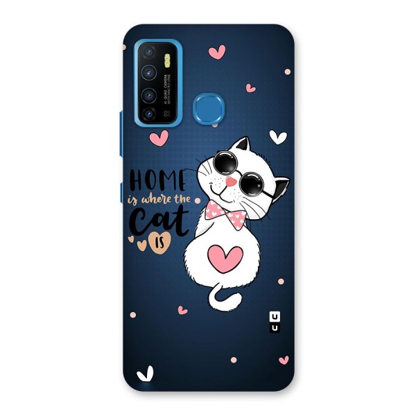 Home Where Cat Back Case for Infinix Hot 9