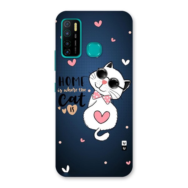 Home Where Cat Back Case for Infinix Hot 9 Pro