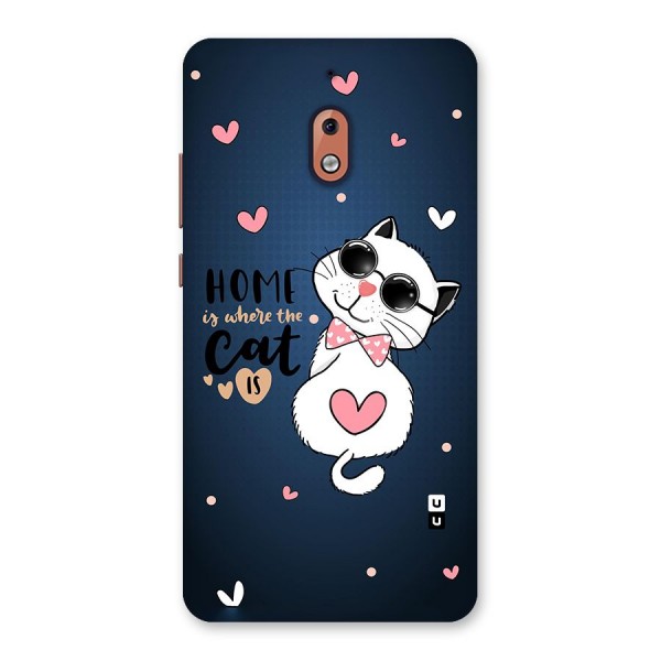Home Where Cat Back Case for Nokia 2.1