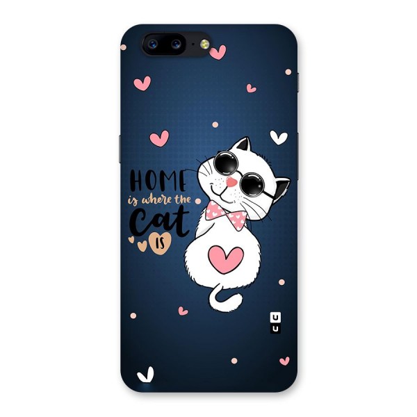 Home Where Cat Back Case for OnePlus 5