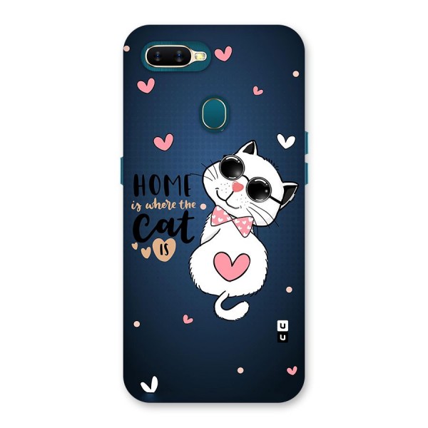 Home Where Cat Back Case for Oppo A12
