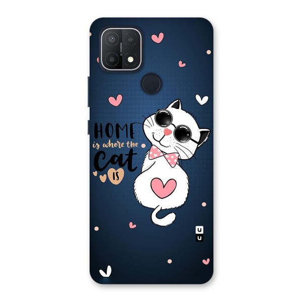 Home Where Cat Back Case for Oppo A15s