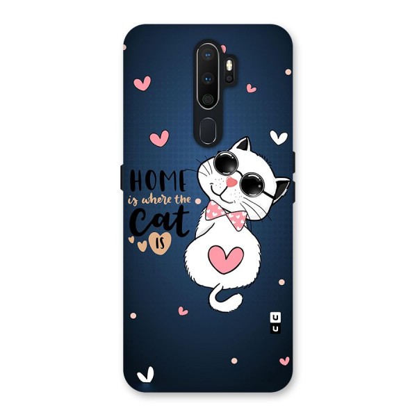 Home Where Cat Back Case for Oppo A5 (2020)