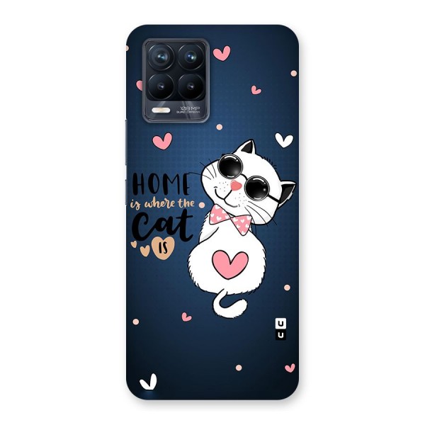 Home Where Cat Back Case for Realme 8 Pro