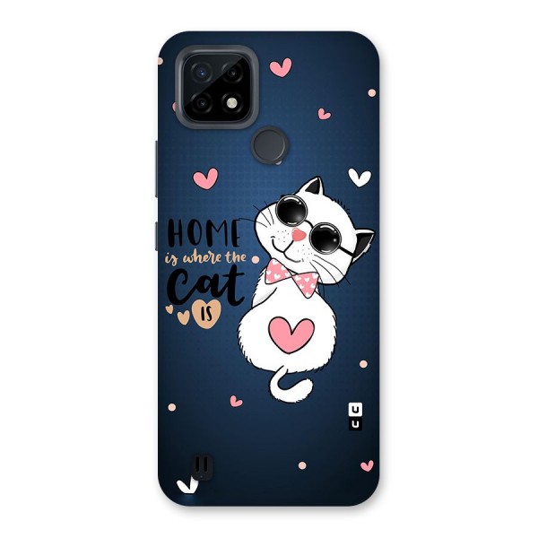 Home Where Cat Back Case for Realme C21