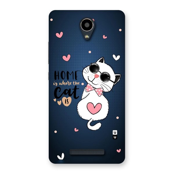 Home Where Cat Back Case for Redmi Note 2