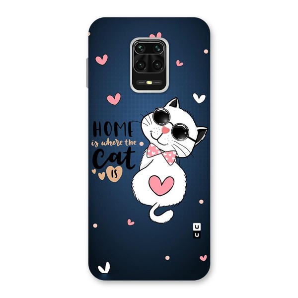 Home Where Cat Back Case for Redmi Note 9 Pro Max